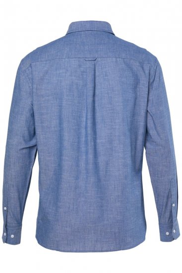JP1880 850931 Langærmet chambrayskjorte Denimblå TALL - TALL skjorter - TALL skjorter med ekstra længde