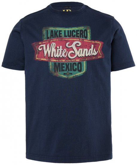 JP1880 850980 T-shirt med print i vintagelook Mørkeblå TALL - TALL T-shirts - Lange T-shirts Mænd