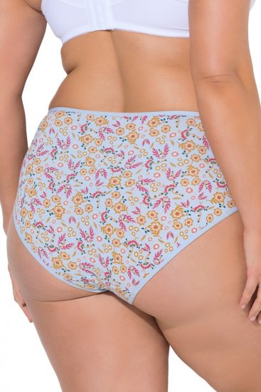 Ulla Popken 851140 Blomstrede trusser 5-pak Rosa - Trusser - 