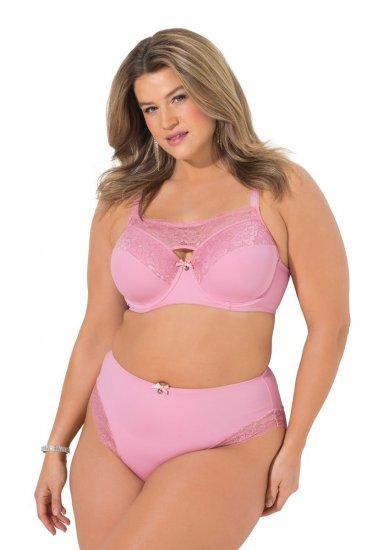 Ulla Popken 851165 Boksertrusser med blonde Rosa - Trusser - 