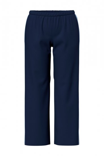 Ulla Popken 851245 Stribet pyjamas Mørkeblå - Pyjama/Loungewear - 
