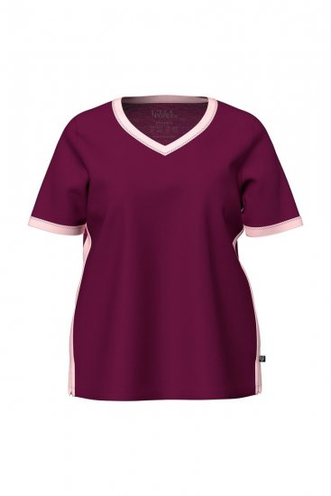 Ulla Popken 851245 Pyjamas Bærrød - Pyjama/Loungewear - 