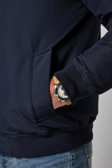 JP1880 851320 Jakke med hætte og varmt for Mørkeblå - Jakker - Jakker i store størrelser, 2XL- 12XL