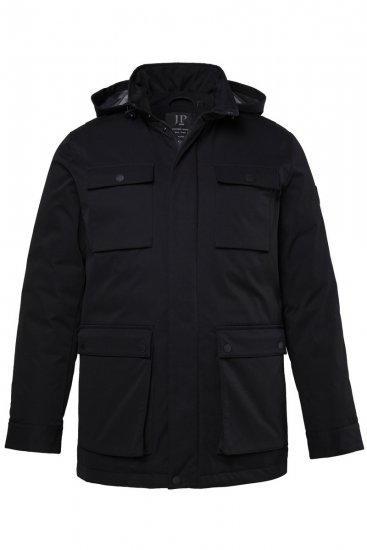 JP1880 851351 Funktionsjakke med hætte Sort - Jakker - Jakker i store størrelser, 2XL- 12XL