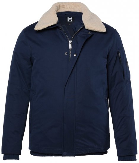Men+ 369 Jakke bellyfit med teddykrave Mørkeblå - Jakker - Jakker i store størrelser, 2XL- 12XL