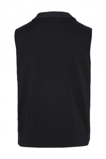 JP1880 851395 Ternet tweedvest med stretch Sort - Habitter og blazere - Habitter og jakkesæt i store størrelser