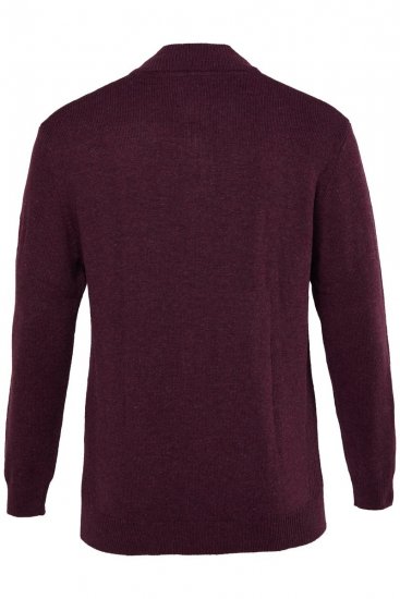 JP1880 851428 Half-zip striktrøje Blomme TALL - TALL trøjer - TALL sweatshirts til høje mænd