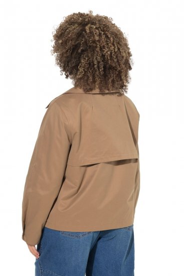 Ulla Popken 851435 Trenchcoat Brun - Frakker - Frakker i store størrelser