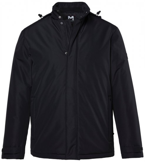 Men+ 552 Jakke med hætte og let for Sort - Jakker - Jakker i store størrelser, 2XL- 12XL