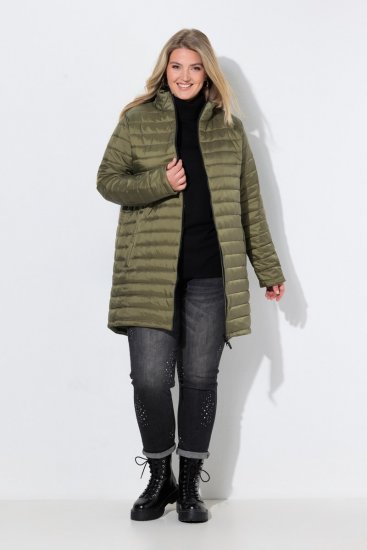 Ulla Popken 851560 Funktionsjakke Olivengrøn - Jakker - Dame jakker i store størrelser
