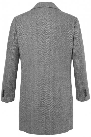 JP1880 851613 Dobbeltradet Uldfrakke Mørkegrå - Jakker - Jakker i store størrelser, 2XL- 12XL