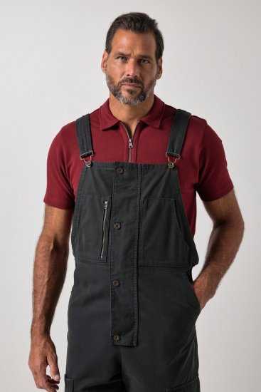 JP1880 851722 Smækbukser med lynlås Antracit - Jeans og bukser - Herrejeans og bukser i store størrelser W40-W70