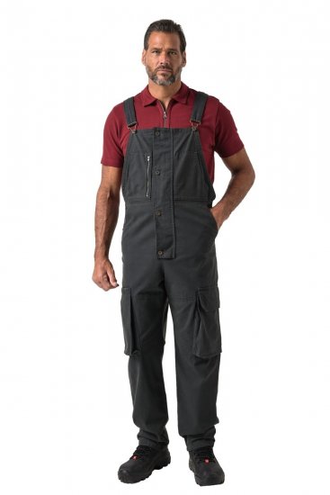 JP1880 851722 Smækbukser med lynlås Antracit - Jeans og bukser - Herrejeans og bukser i store størrelser W40-W70