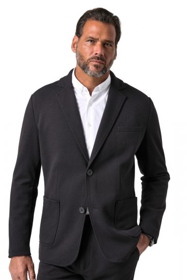 JP1880 Naples Flexnamic Jerseyblazer Sort - Habitter og blazere - Habitter og jakkesæt i store størrelser