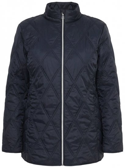 Ulla Popken 851777 Quiltet jakke Sort - Jakker - Dame jakker i store størrelser