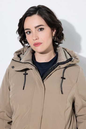 Ulla Popken 851789 Funktionsfrakke Brun - Frakker - Frakker i store størrelser