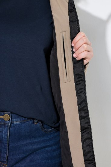 Ulla Popken 851789 Funktionsfrakke Brun - Frakker - Frakker i store størrelser