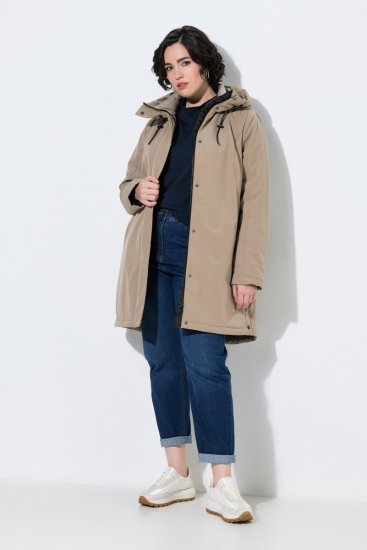 Ulla Popken 851789 Funktionsfrakke Brun - Frakker - Frakker i store størrelser