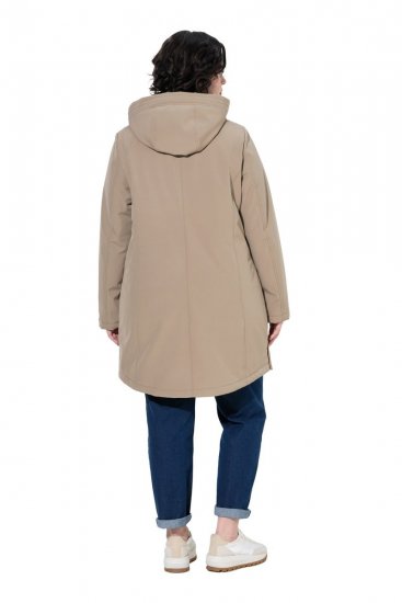 Ulla Popken 851789 Funktionsfrakke Brun - Frakker - Frakker i store størrelser