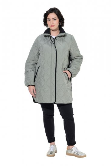 Ulla Popken 851792 Regnjakke Olivengrøn - Jakker - Dame jakker i store størrelser