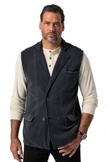 JP1880 851808 Sweatvest Sort TALL - TALL veste - 