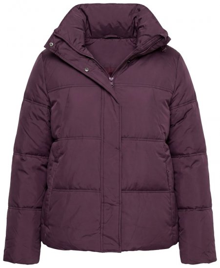 Ulla Popken 851832 Quiltet jakke Brun - Jakker - Dame jakker i store størrelser
