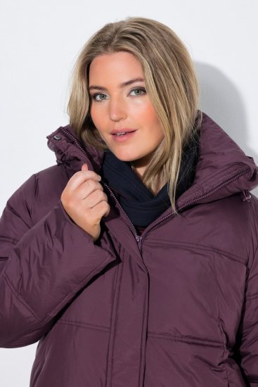 Ulla Popken 851832 Quiltet jakke Brun - Jakker - Dame jakker i store størrelser