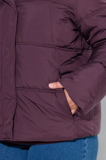 Ulla Popken 851832 Quiltet jakke Brun - Jakker - Dame jakker i store størrelser