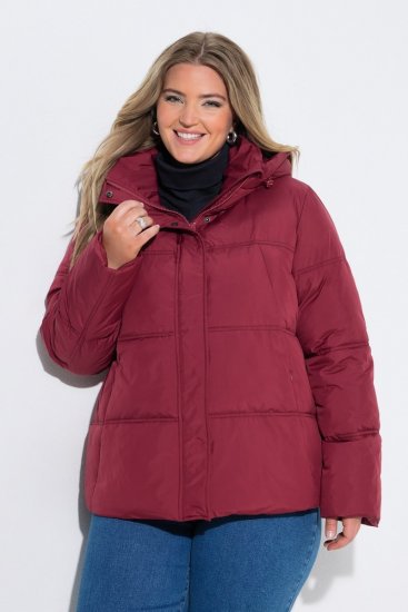 Ulla Popken 851832 Quiltet jakke Rød - Jakker - Dame jakker i store størrelser