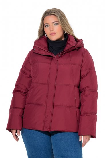 Ulla Popken 851832 Quiltet jakke Rød - Jakker - Dame jakker i store størrelser