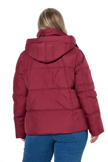 Ulla Popken 851832 Quiltet jakke Rød - Jakker - Dame jakker i store størrelser