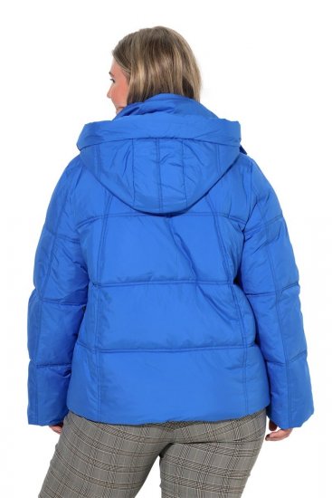 Ulla Popken 851832 Quiltet jakke Petrol - Jakker - Dame jakker i store størrelser