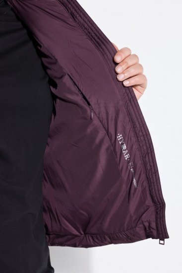 Ulla Popken 851833 Quiltet vest med ståkrave Brun - Veste - 