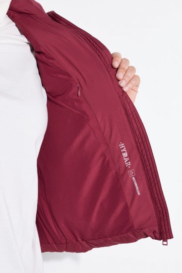 Ulla Popken 851833 Quiltet vest med ståkrave Rød - Veste - 