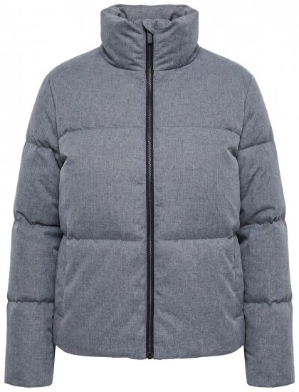 Ulla Popken 851854 Quiltet jakke Gråmeleret - Jakker - Dame jakker i store størrelser