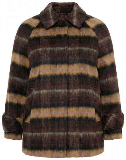 Ulla Popken 852178 Jakke Brun - Jakker - Dame jakker i store størrelser
