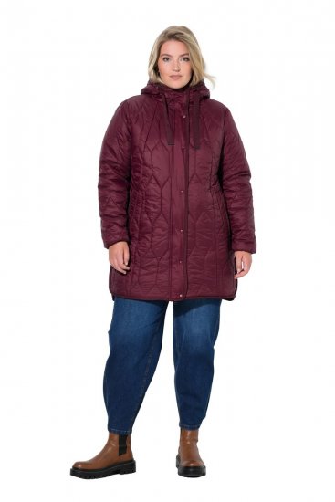 Ulla Popken 852413 Quiltet jakke Blomme - Jakker - Dame jakker i store størrelser