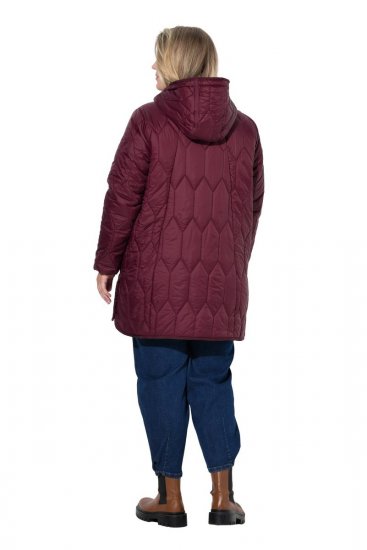 Ulla Popken 852413 Quiltet jakke Blomme - Jakker - Dame jakker i store størrelser