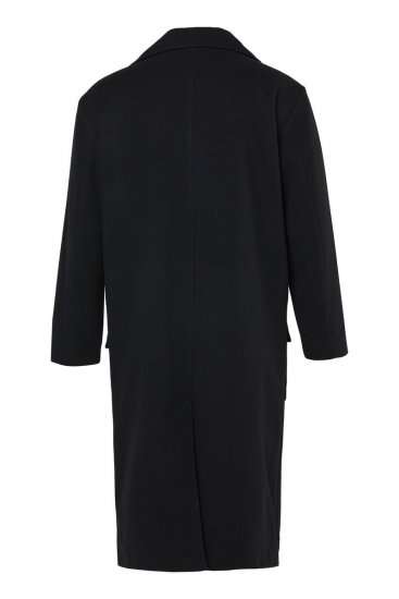 STHUGE 852519 Klassisk Uldfrakke Sort - Jakker - Jakker i store størrelser, 2XL- 12XL