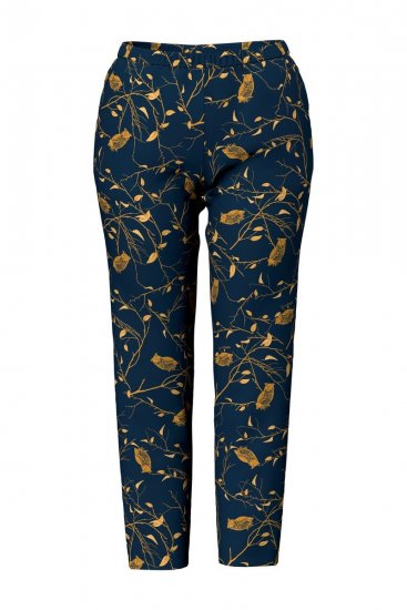Ulla Popken 852577 Mønstret pyjamas Mørkeblå - Pyjama/Loungewear - 