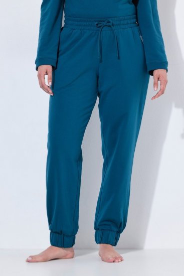 Ulla Popken 852725 Hjemmebukser Petrol - Pyjama/Loungewear - 
