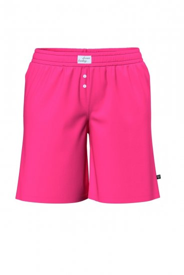 Ulla Popken 852752 Stribede pyjamasshorts 2-pak Rosa - Pyjama/Loungewear - 