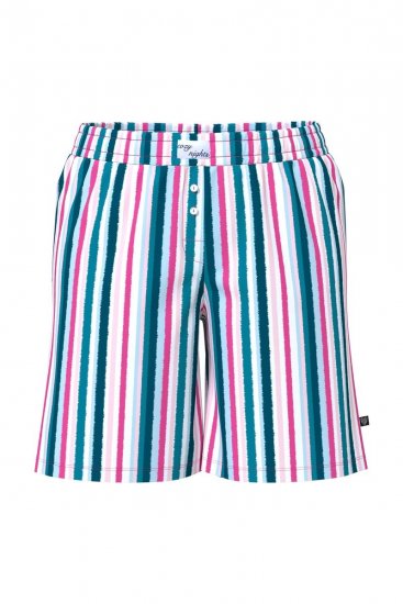 Ulla Popken 852752 Stribede pyjamasshorts 2-pak Rosa - Pyjama/Loungewear - 