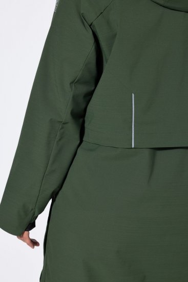 Ulla Popken 852901 Funktionsfrakke Olivengrøn - Frakker - Frakker i store størrelser