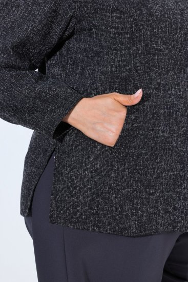 Ulla Popken 853477 Jakke Olivengrøn - Jakker - Dame jakker i store størrelser