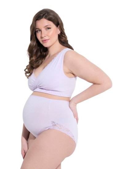Ulla Popken 853640 Graviditetstrusser med blonde Gammelrosa - Trusser - 