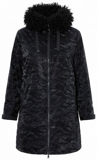 Ulla Popken 853831 Funktionsfrakke Sort - Frakker - Frakker i store størrelser