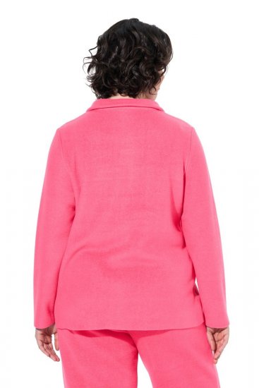 Ulla Popken 854200 Fleecejakke Rosa - Jakker - Dame jakker i store størrelser