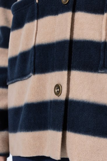 Ulla Popken 854366 Fleecejakke Lysebrun - Jakker - Dame jakker i store størrelser