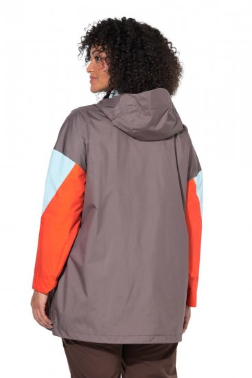 Ulla Popken 855313 Parka Taupe - Frakker - Frakker i store størrelser